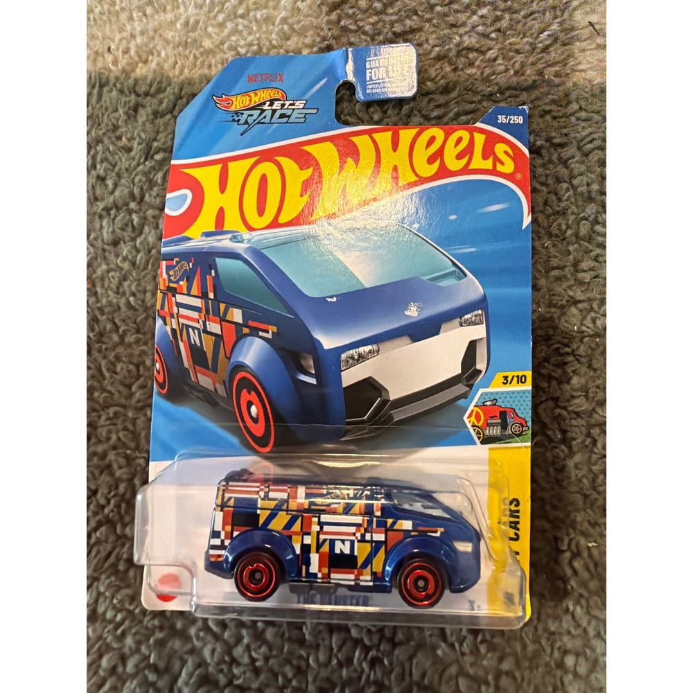 Hot Wheels Let's Race The Vanster HW Art Cars 3/10 Blue HYY87 2024 New 35/250